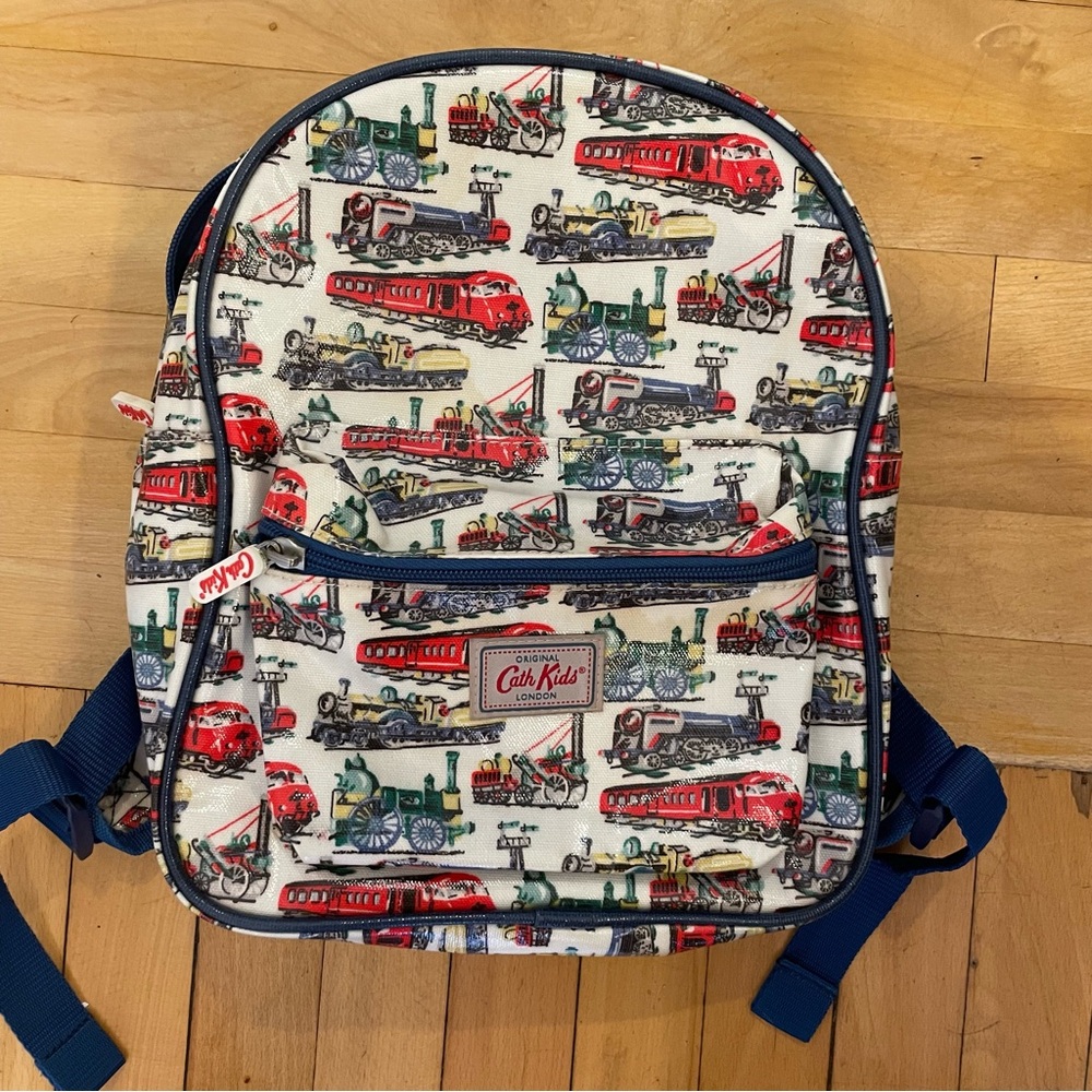 Cath Kidston Kids Backpack with Colorful Train Design